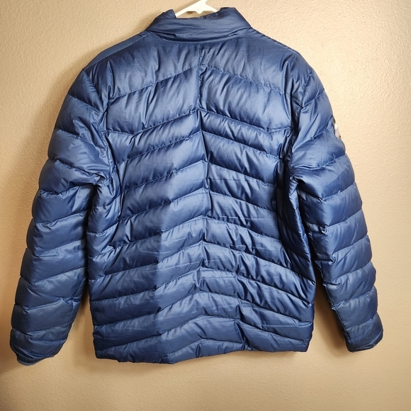 Spyder Mens Navy Grand Down Quilted Jacket-Size M - Picture 3 of 8